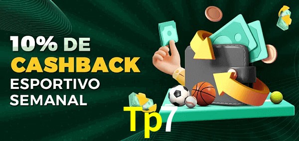 10% de bônus de cashback na Tp7